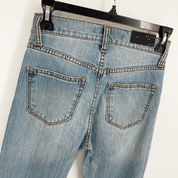DSTLD Mom Jean High Rise Light Wash Button Fly Skinny NEW Womens Sz 24x30 - Picture 5 of 7